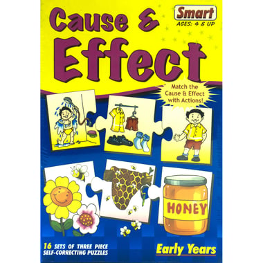 Creatives Smart Early Years Cause & Effect Puzzle & Activity Set, 48 Pieces, English, 4 Years and Above