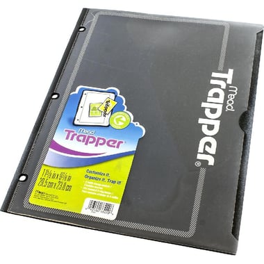 Trapper Keeper Portfolio, A4, 2 Pockets, 3 Ring Fastener, Assorted Color