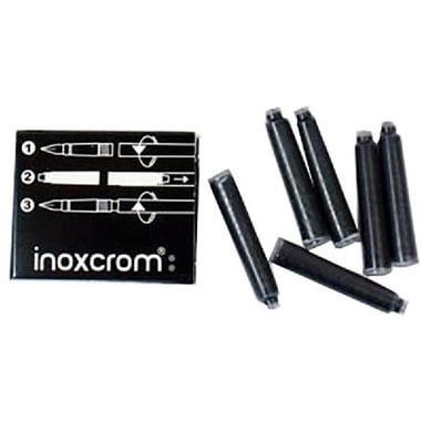 Inoxcrom, Ink Cartridge, Pen Refill, Black