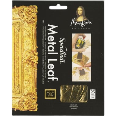 Speedball Mona Lisa, Metal Leaf, Thin Foil, Gold