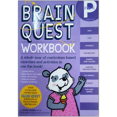 Brain Quest: Workbook, Pre-K - Ages 4-5