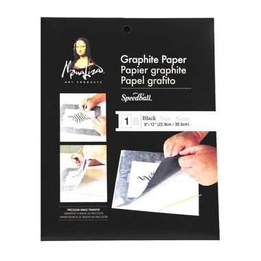 Speedball Mona Lisa Graphite Paper Image Transfer Supply, Precision Image Transfer,