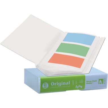 Data Bank Business Card Holder, 240 Cards, 9 X 5.5 cm Card Size, Polypropylene, Assorted Color