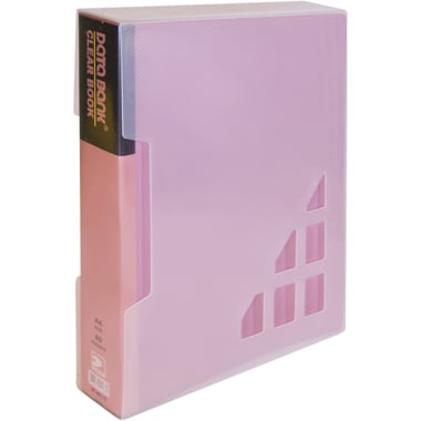 Data Bank Display Book, 80 Pocket, A4, Polypropylene, Assorted Color