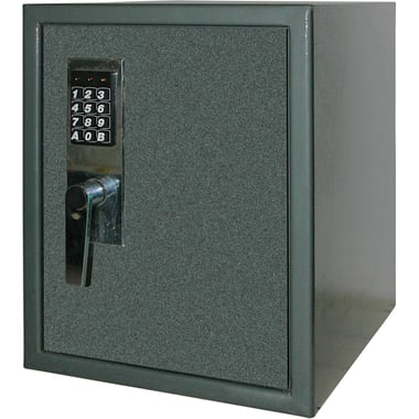 First Alert Digital Combination/Key Lock Safe Vault, 24.60 kg ( 54.23 lb ), 13.25 in ( 33.66 cm )X 17.25 in ( 43.82 cm )X 15.19 in ( 38.58 cm ), Grey