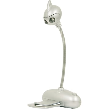 Super Mini Astro Booklight, for All Book Size, LED Lamp, Silver