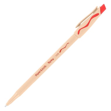 Paper Mate EraserMate Erasable Pen, Red Ink Color, Medium, Ballpoint,
