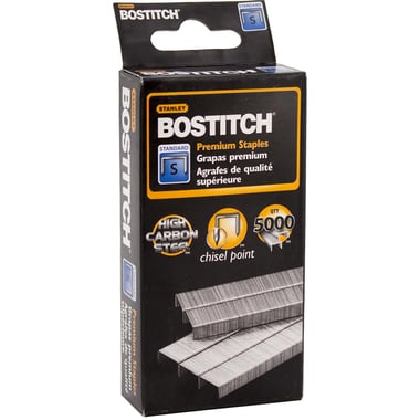 Bostitch Standard Staples, 26/6 Staple Size, Full Strip