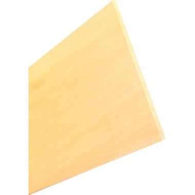 BNM Wooden Sheet, Unpainted, Natural, 101.61 mm ( 4.00 in )X 610.00 mm ( 24.02 in )