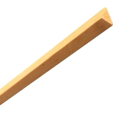 BNM Wooden Stock, Triangular, Unpainted, Strip, Natural, 9.53 mm ( .38 in )X 914.40 mm ( 36.00 in )
