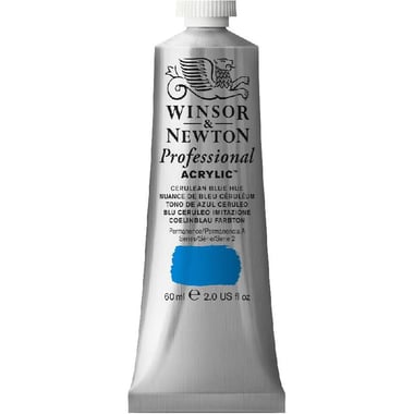 Winsor & Newton Artists' Acrylic Color, Cerulean Blue, 60.00 ml ( 2.11 oz )