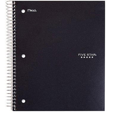 Five Star Notebook, 8.5" X 11", 200 Pages (100 Sheets), Quad Ruled,