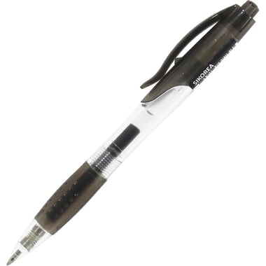 Si-Snow Gel Ink Pen, Black Ink Color, 0.7 mm, Ballpoint,