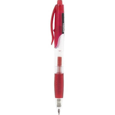 Si-Snow Gel Ink Pen, Red Ink Color, 0.7 mm, Ballpoint,