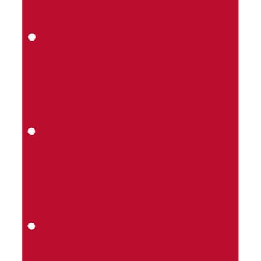 Roaring Spring Portfolio, Laminated, A4, 3 Hole Punched, Red