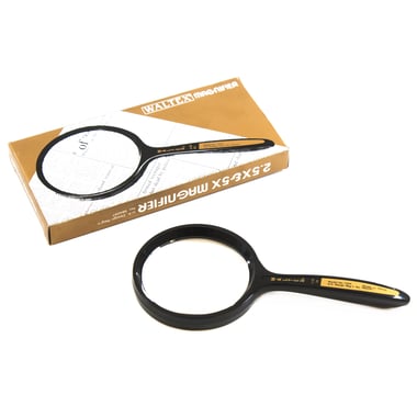 Lumagny Handheld Magnifier, Round, Black