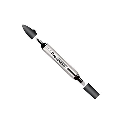Letraset ProMarker Graphic Art Marker, Warm Grey 1, Twin Tip