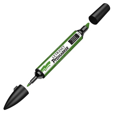 Letraset ProMarker Graphic Art Marker, Forest Green, Twin Tip