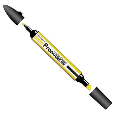 Letraset ProMarker Graphic Art Marker, Yellow, Twin Tip