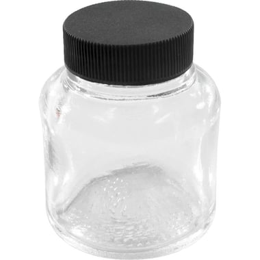 Badger Empty Jar with Cover Airbrush Accessory, for Badger Airbrush - Bottom Feed, 2.00 oz ( 56.83 ml )