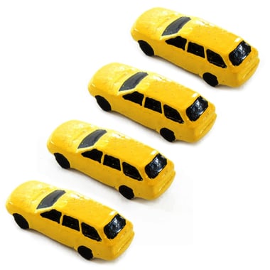 Model Vehicles, Cars, 1:100, 4 Pieces