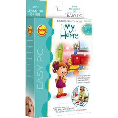 Comfy Easy PC CD My Home CD Learning Game, English, One Year and Above