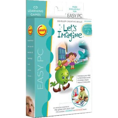Comfy Easy PC Lets Imagine: Level 2 - Develop Creative Skills CD Learning Game, English, 1 Year and Above