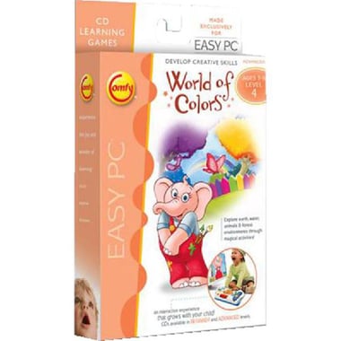Comfy Easy PC CD World of Colors CD Learning Game, English, 3 Years and Above