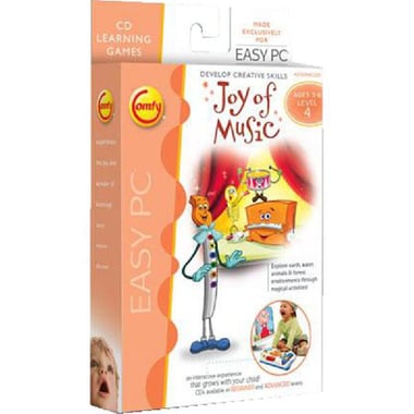 Comfy Easy PC Joy of Music, Level 4 - Develop Creative Skills CD Learning Game, English, 3 Years and Above