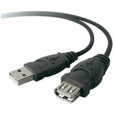 Belkin USB 2.0 Extension Cable, 4.80 m ( 5.25 yd ), Black