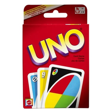 Mattel UNO Card Game, 7 Years and Above, English