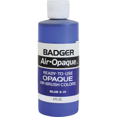 Badger Air-Opaque Airbrush Art, Blue, 4.00 oz ( 113.65 ml ),