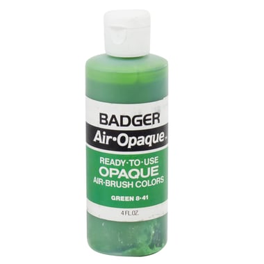 Badger Air-Opaque Airbrush Art, Green, 4.00 oz ( 113.65 ml ),