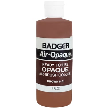 Badger Air-Opaque Airbrush Art, Brown, 4.00 oz ( 113.65 ml ),