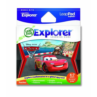 LeapFrog Explorer Disney Pixar: Cars 2 - Mathematics in A Global Spy Race Electronic Games, English, 4 Years and Above