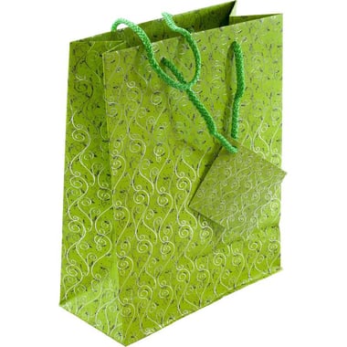 Campap RS019 Gift Bag, Printed, Small, Green