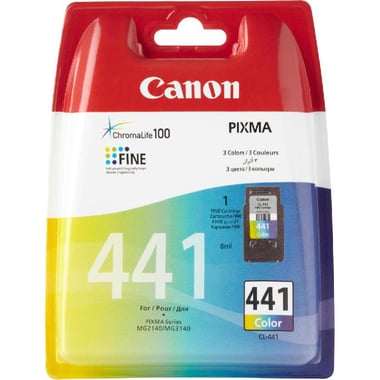 Canon CL-441 Inkjet Cartridge, Tri-colour (Cyan;Magenta;Yellow)