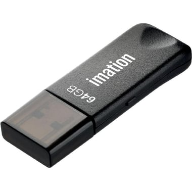 Imation Pace USB Flash Drive, 64 GB, Black