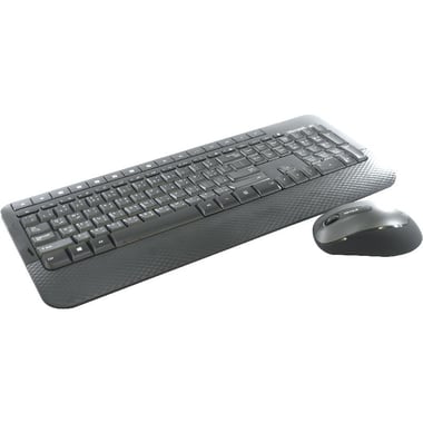 Microsoft 2000 Wireless Desktop (Keyboard and Mouse), Wireless (2.4 GHz RF), for Laptop/Desktop Computer/Gaming Desktop Computer/CPU Windows OS, Black