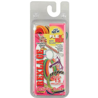 Rexlace Flex Rex All New Strings - Hank Included Craft Activity Kit,