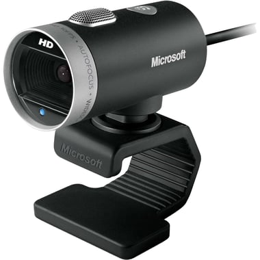 Microsoft LifeCam Cinema HD Webcam, 720 Pixels HD Video, Black