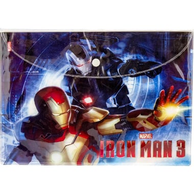 Marvel Iron Man 3 File Envelope, A4, Single Pocket,