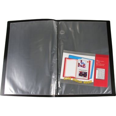 Display Book, 10 Pockets, F4 (23.9 X 33.8 cm), Polypropylene, Assorted Color