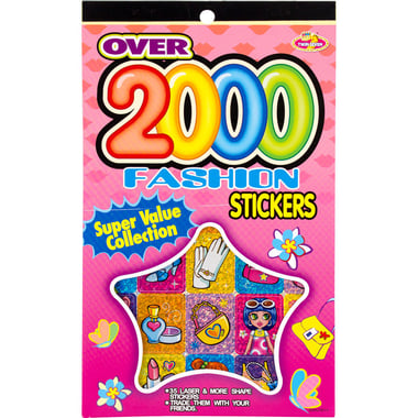 Super Value Stickers, Fashion, 2000 Pieces