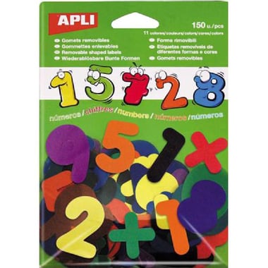 Agipa APLI Stickers, Numbers 0-9, 2 Sheets