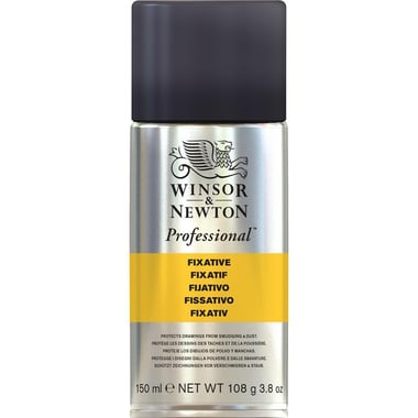 Winsor & Newton Artists', Pastel/Charcoal & Pencil Mediums, Professional Fixative, Protects from Dust & Smudge, 150.00 ml ( 5.28 oz )