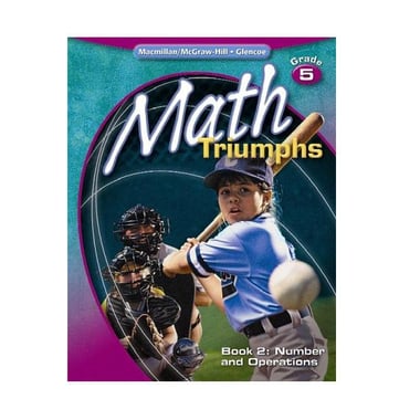 Grade 5، Student Study Guide، Book 2: Number and Operations (Math Triumphs)