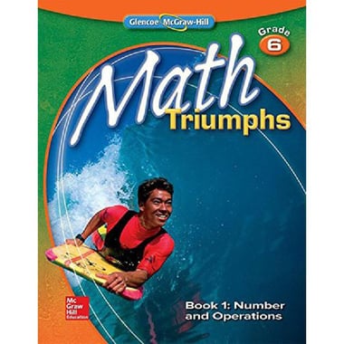 Grade 6، Student Study Guide، Book 1: Number and Operations (Math Triumphs)