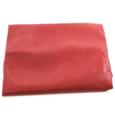 Sheep Natural Leather, Red, 0.5 sqm