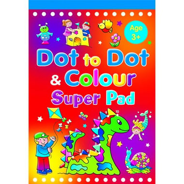 Dot to Dot & Colour - Super Pad